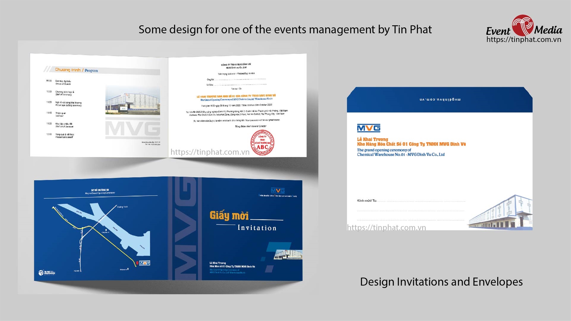Design 2D invitation of event