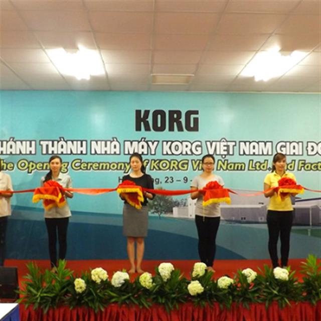 Khánh thành Nhà máy KORG Việt Nam giai đoạn 2