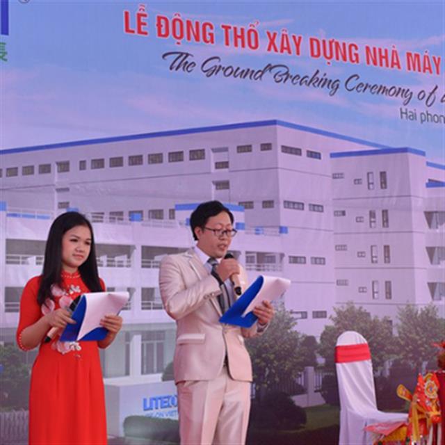 Album of groundbreaking ceremony for the construction of a new factory of Lite-On Vietnam Co., Ltd