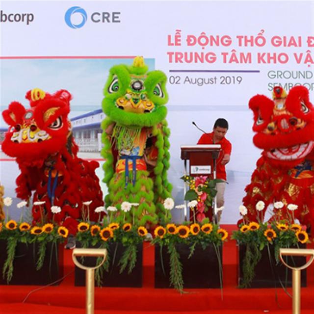 Album of groundbreaking Ceremony for phase 3 of SEMBCORP Haiphong logistics center