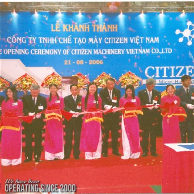 Khánh thành Công ty Chế tạo máy Citizen Việt Nam