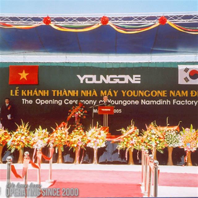 Album khánh thành Nhà máy Youngone Nam Định