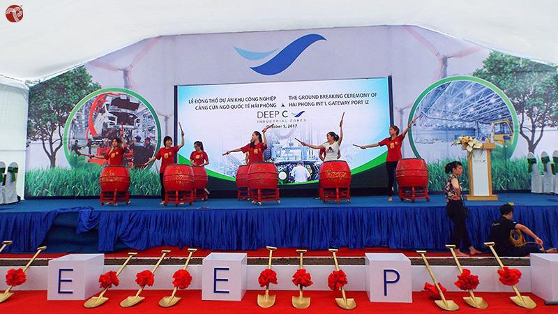 Tinphat organized groundbreaking ceremony for Deep C III Industrial Park